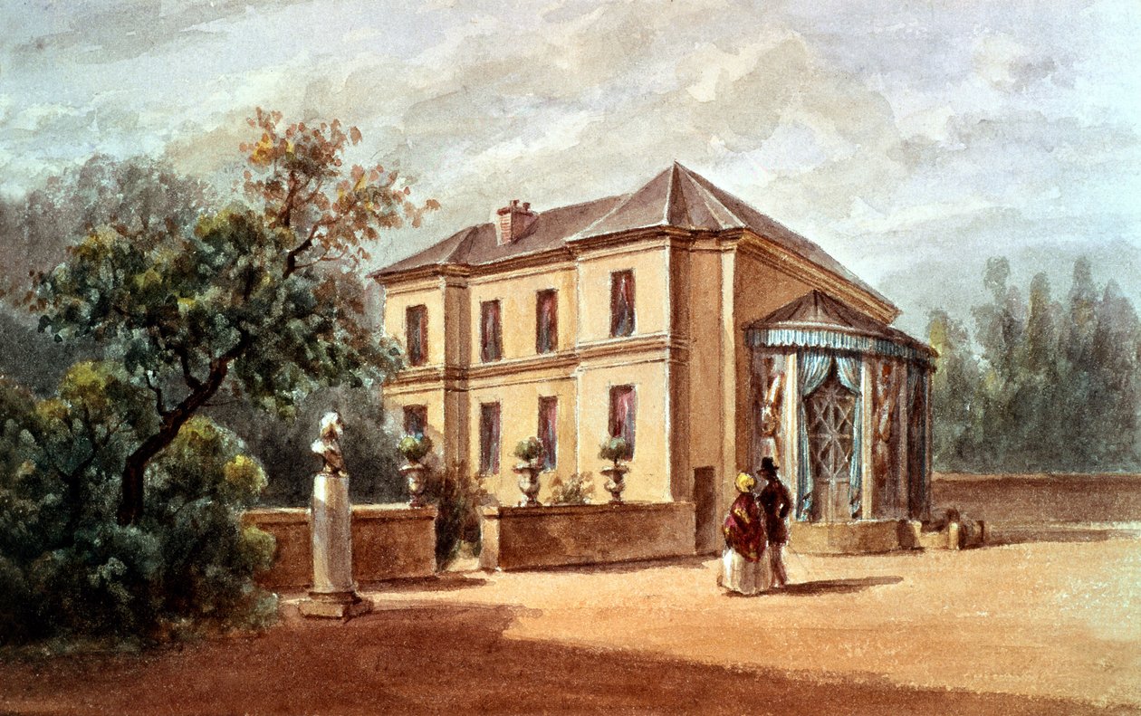 Josephine de Beauharnais hus i Paris af French School