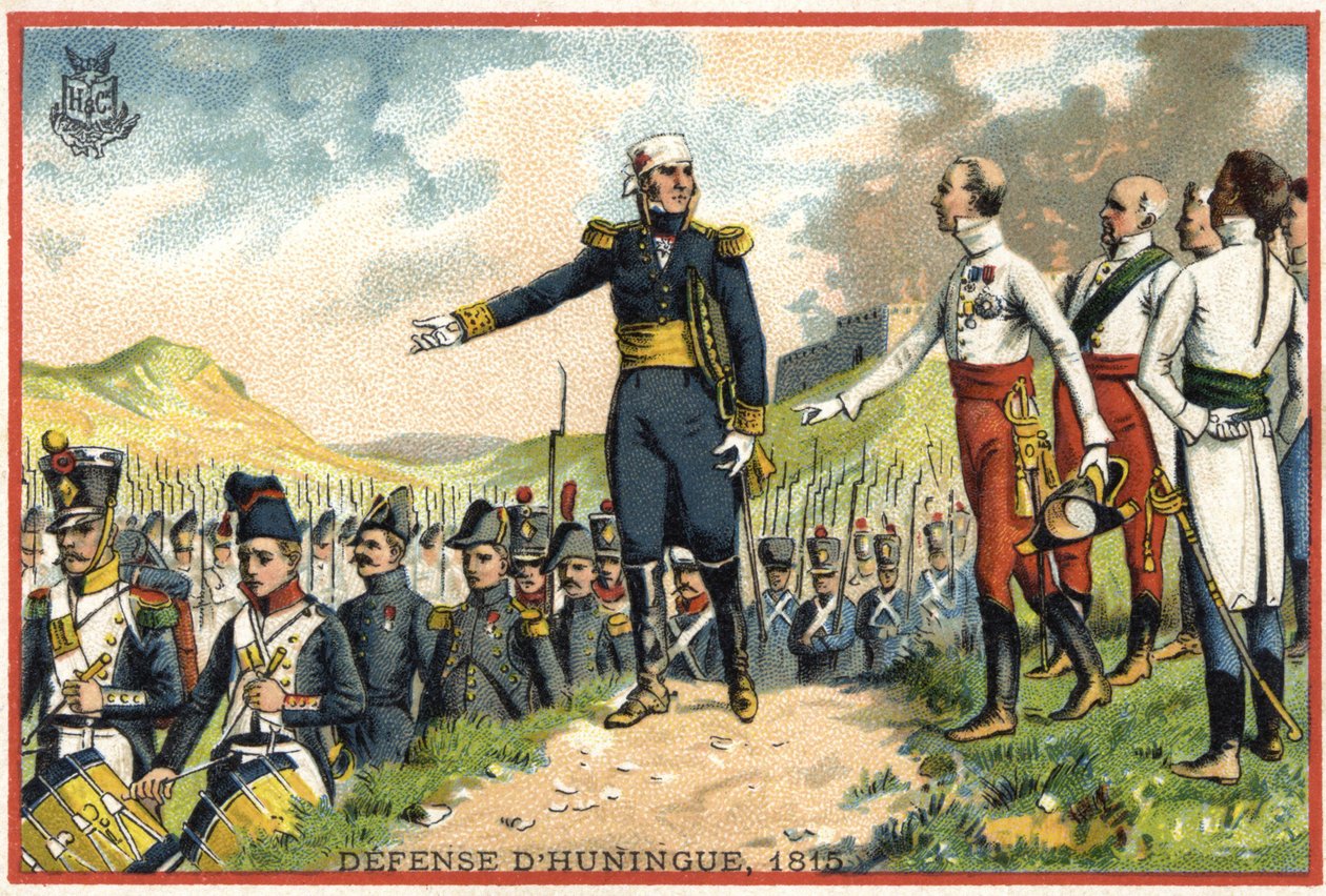 Huningues forsvar i 1815 af French School