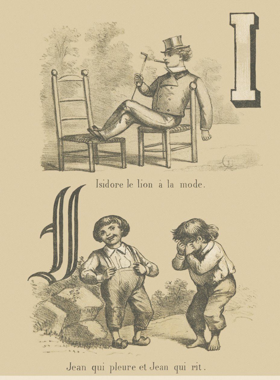 I J: Isidore den trendy løve/John græder og John griner af French School