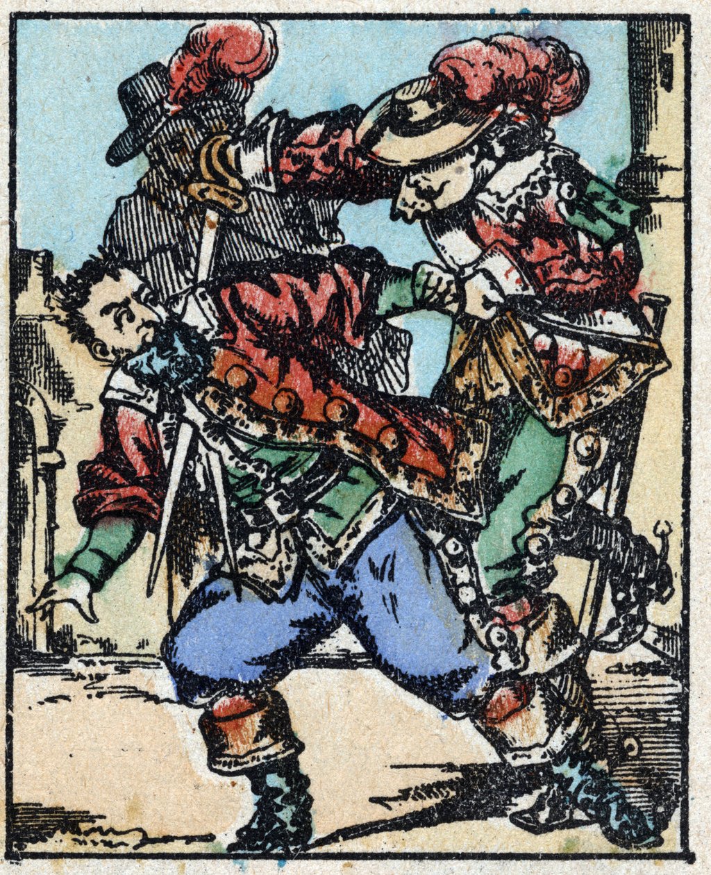 Illustration til "" Blåskæg"" af French School
