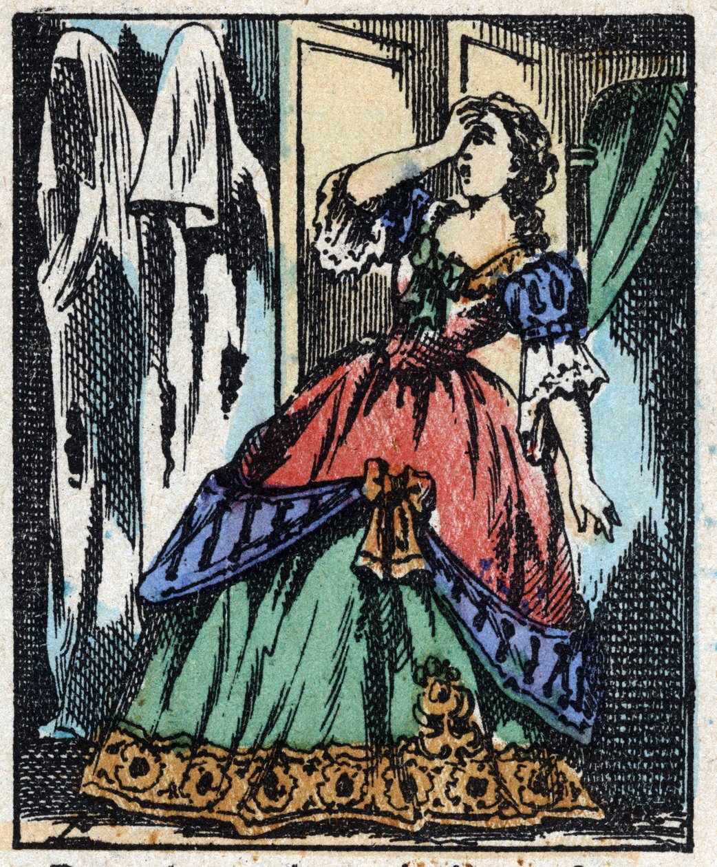 Illustration til "" Blåskæg"" af French School