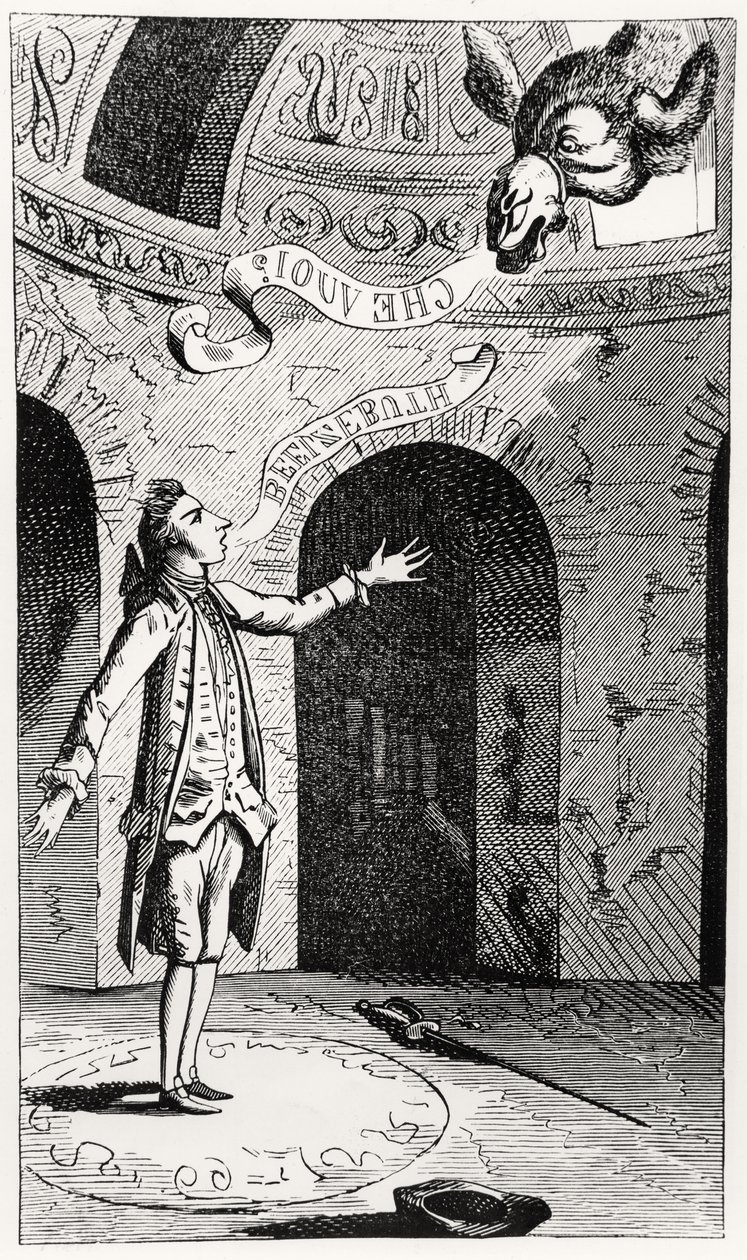 Illustration til The Devil in Love af French School