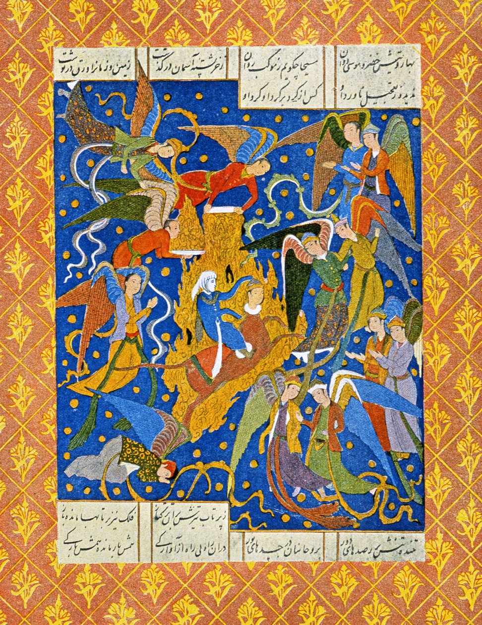 Illustration til The Arabian Nights, 1895 (farvegravering) af French School
