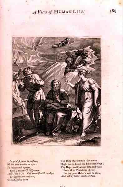 I Attendance of Death, illustration fra digtet 