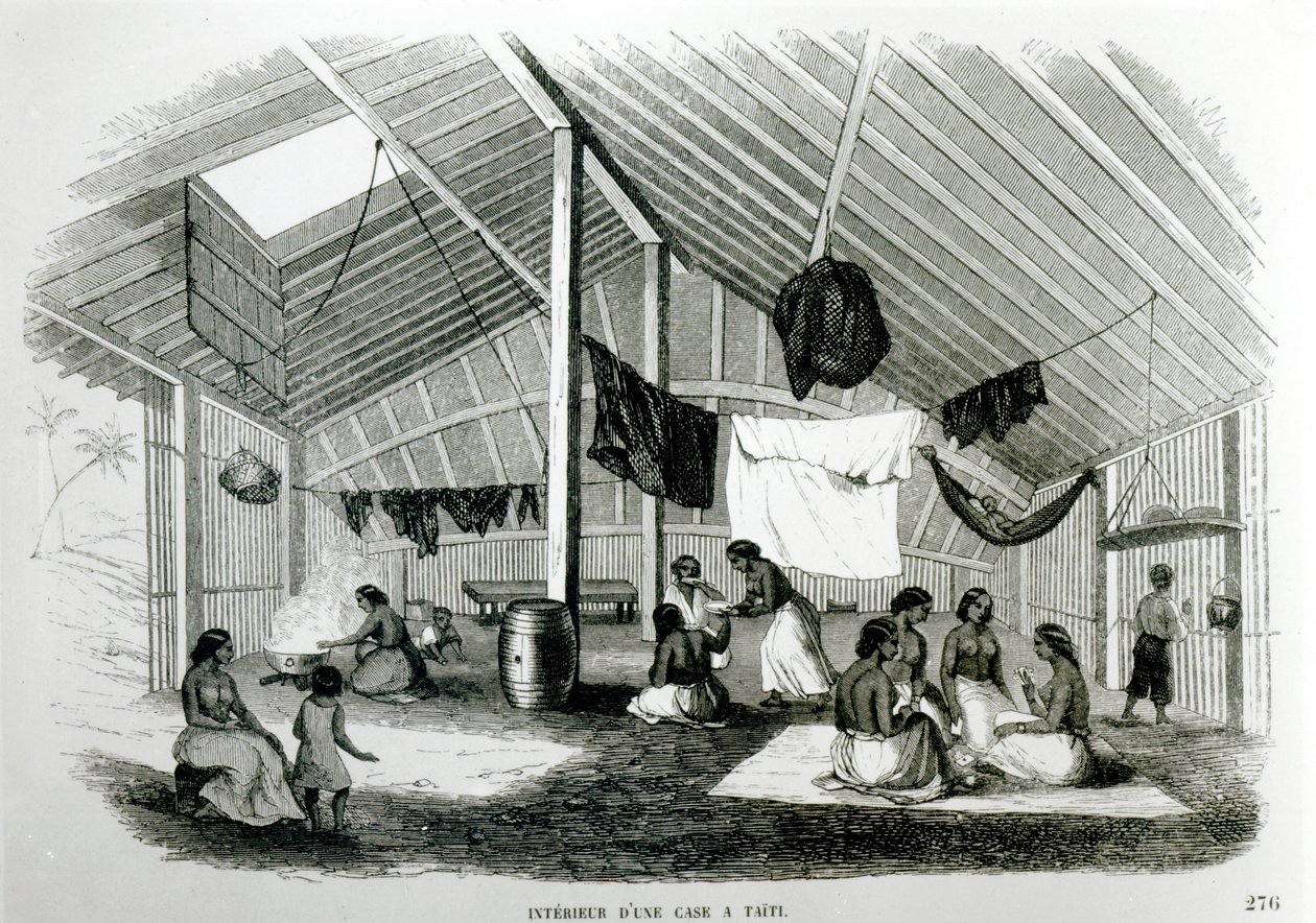 Inside a Tahitan Hut, fra 