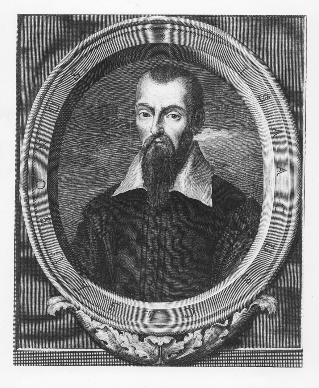 Isaac Casaubon (gravering) af French School