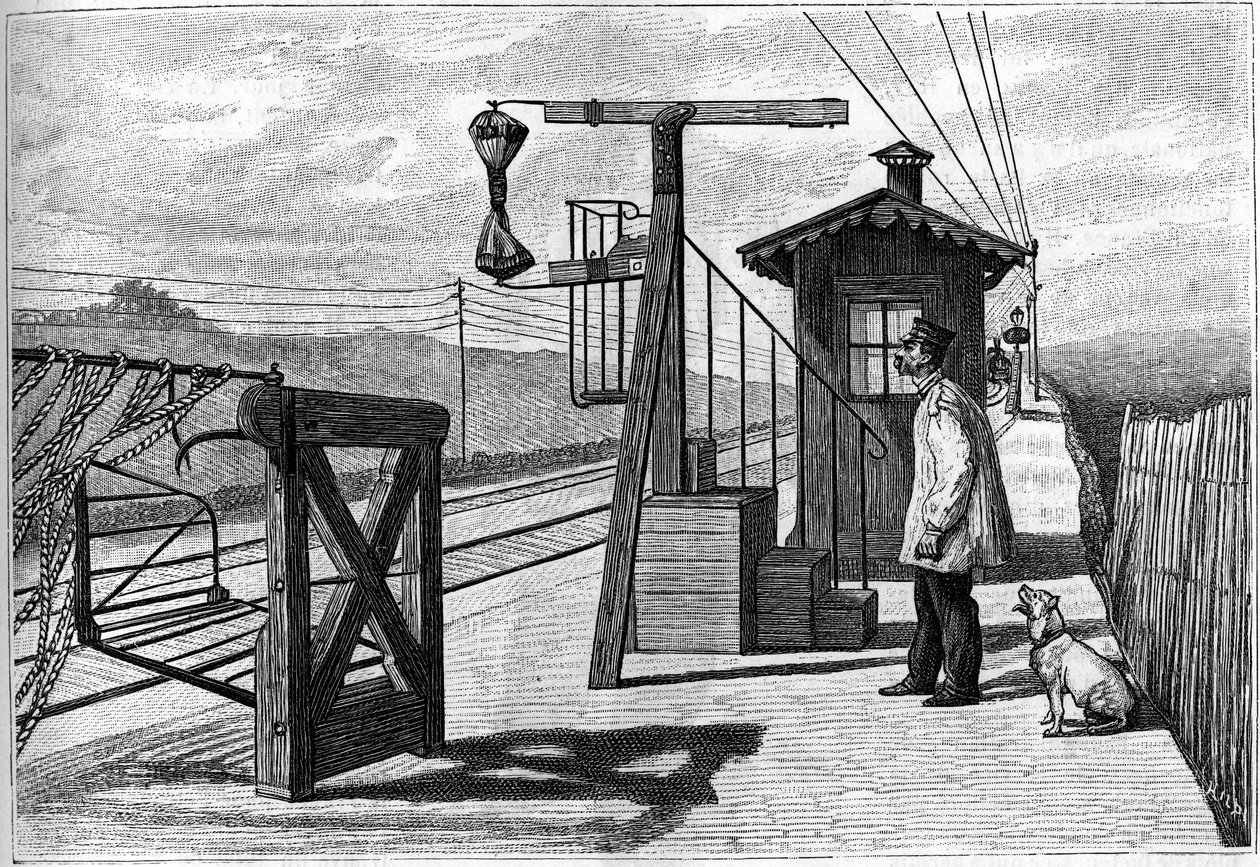 Det blev indviet i 1884 ved Pont sur Seine af Monseur Cochery (post- og telegrafminister). Indgravering i den berømte dagbog "" La jeunesse"" af French School
