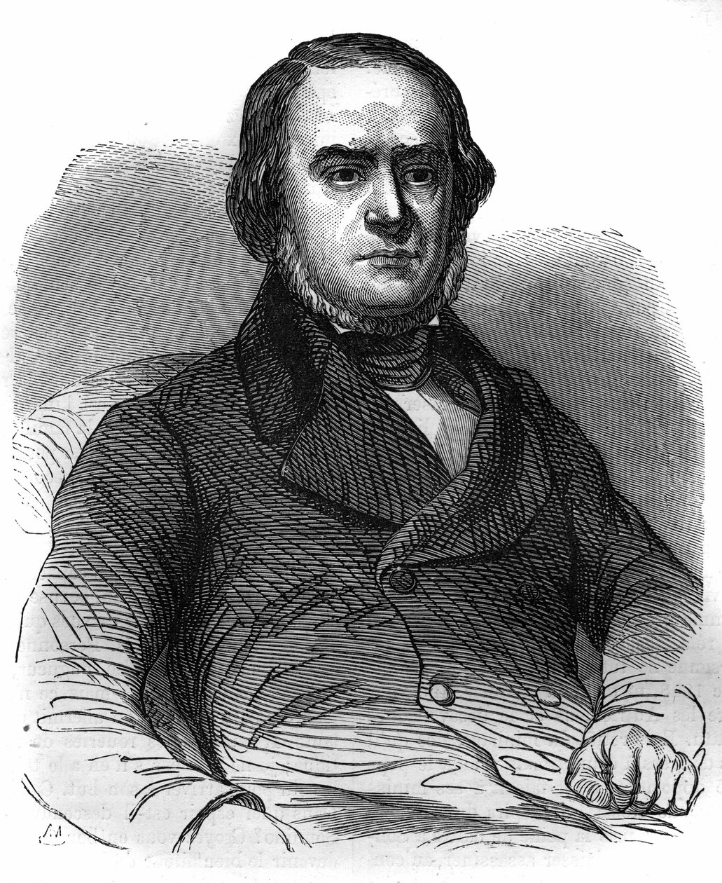 Italiensk nationale bevægelse: Daniele Manin (1804-1857), proklamerer Republikken Venedig (1848). Indgravering i "Historien om paver-konger-dronninger og kejsere gennem århundrederne"" af Maurice Lachatre af French School