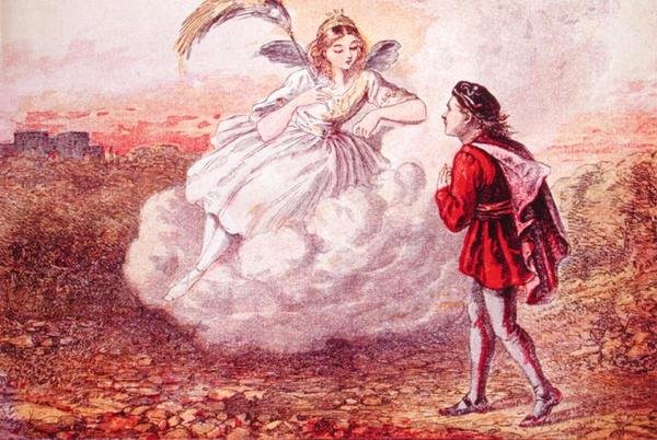 Jacques og feen, illustration til fortællingen 