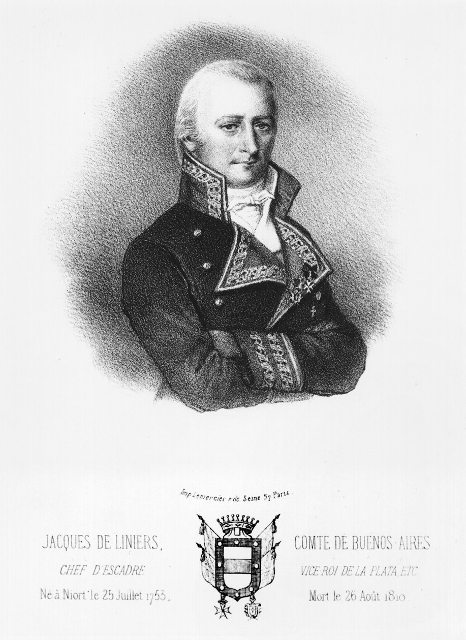Jacques de Liniers (1753-1810) begyndelsen af det 19. århundrede af French School