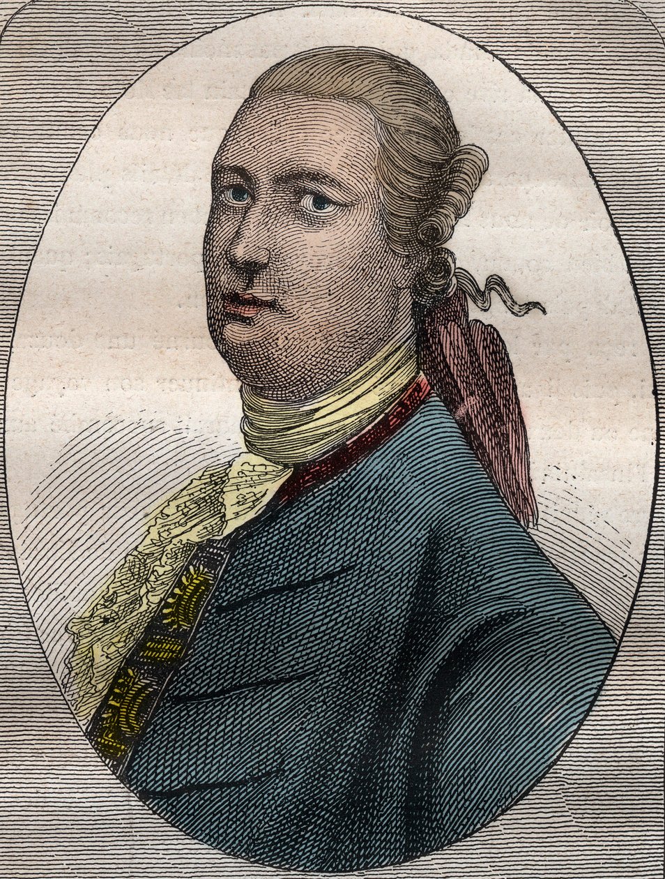 James Bruce, skotsk rejsende og rejseskribent (1730-1794) - James Bruce skotsk diplomat, opdagelsesrejsende og geograf (1730-1794) - illustration taget fra "The Great Mariners of the 18th century" af French School