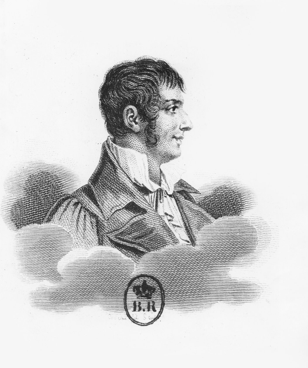 Jean-Charles-Julien Luce de Lancival (gravering) af French School