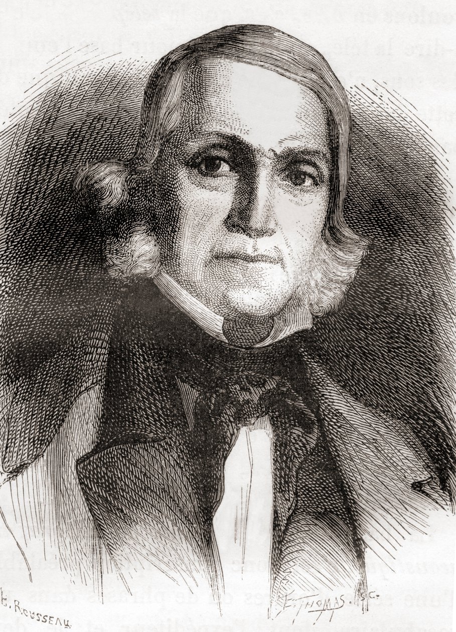 Jean-François Sudre, fra Videnskabens vidundere, udgivet ca. 1870 (gravering) af French School