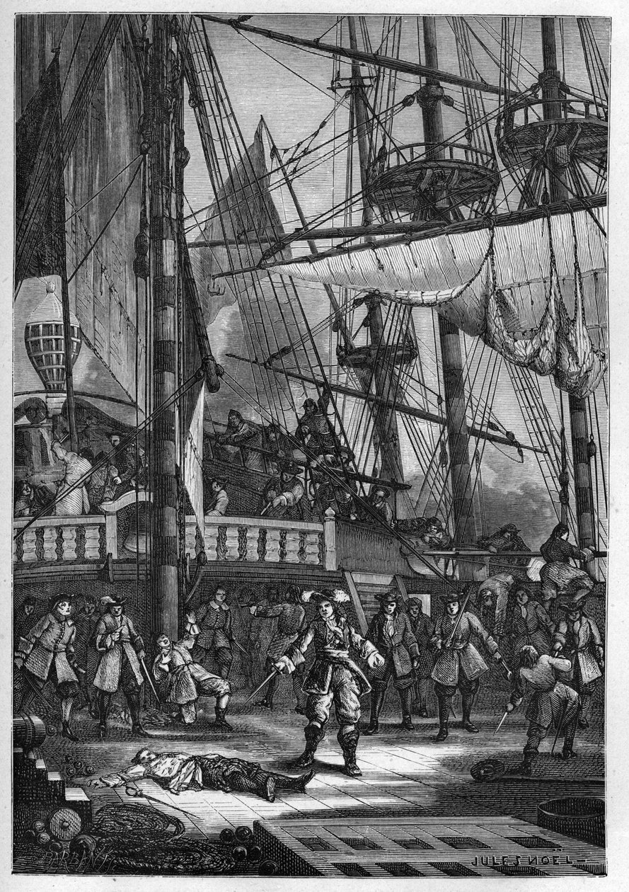Jean Bart dræber den hollandske kaptajn af 