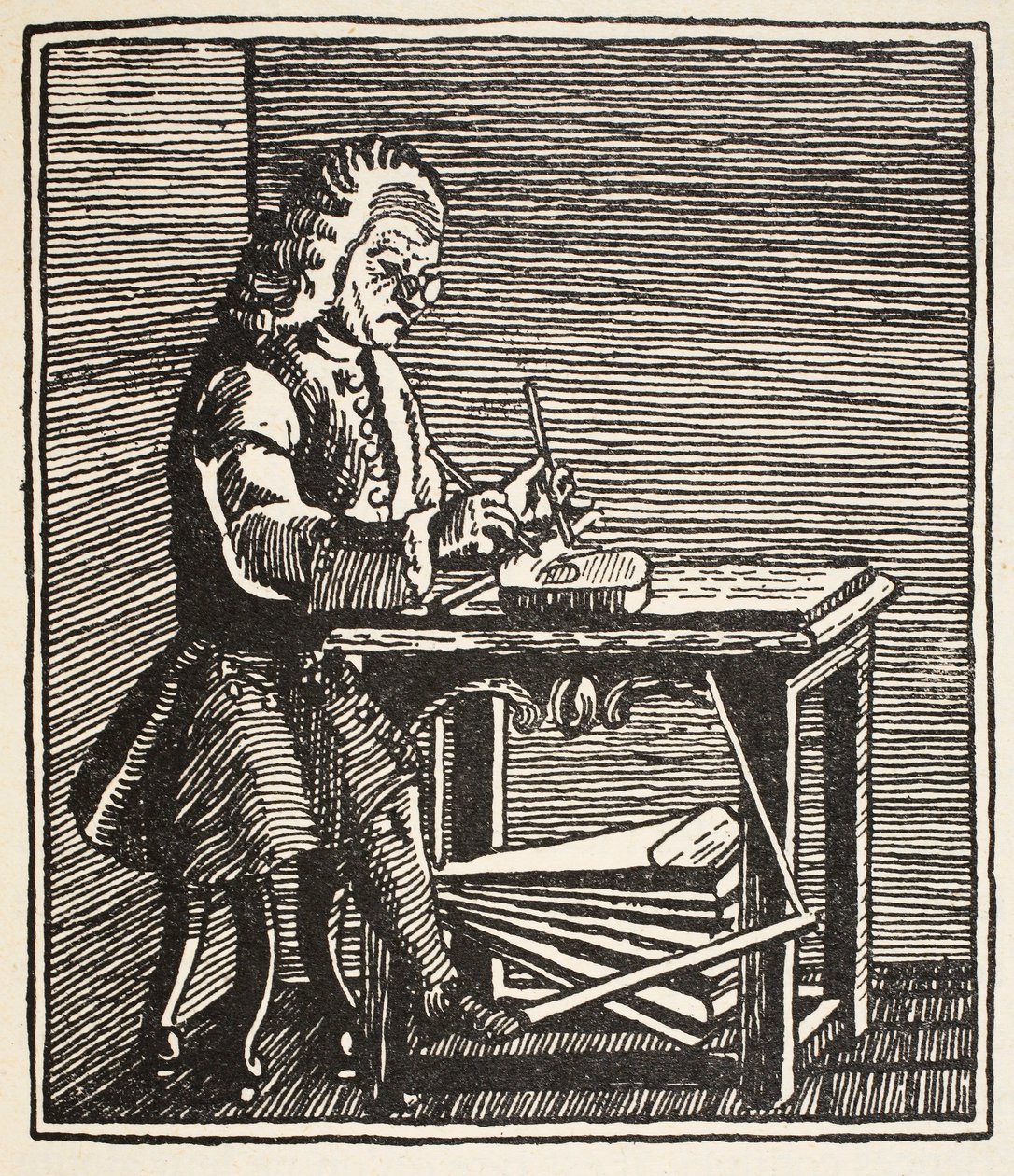 Jean Ruaux, kopi af Boris Mestchersky (d.1957) illustration fra Histoire de la Nation Francaise, Sciences, bind I & II, af Gabriel Hanotaux (1853-1944), 1924 af French School