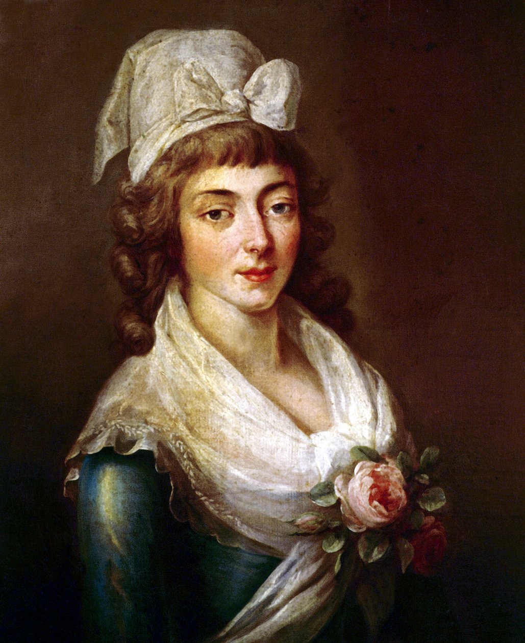 Jeanne Marie Manon Philippon på tidspunktet for den franske revolution af French School