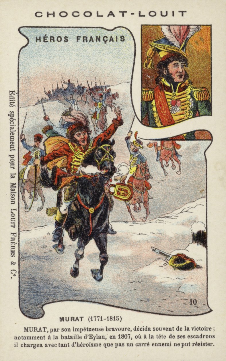 Joachim Murat, fransk general (chromolitho) af French School