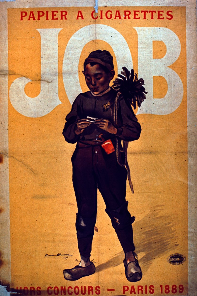 Job-cigaretpapir, 1895 af French School