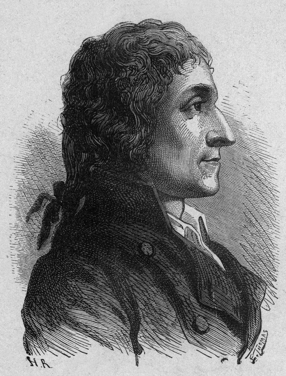 Joseph Louis Proust (1754-1826) fransk kemiker, gravering af French School
