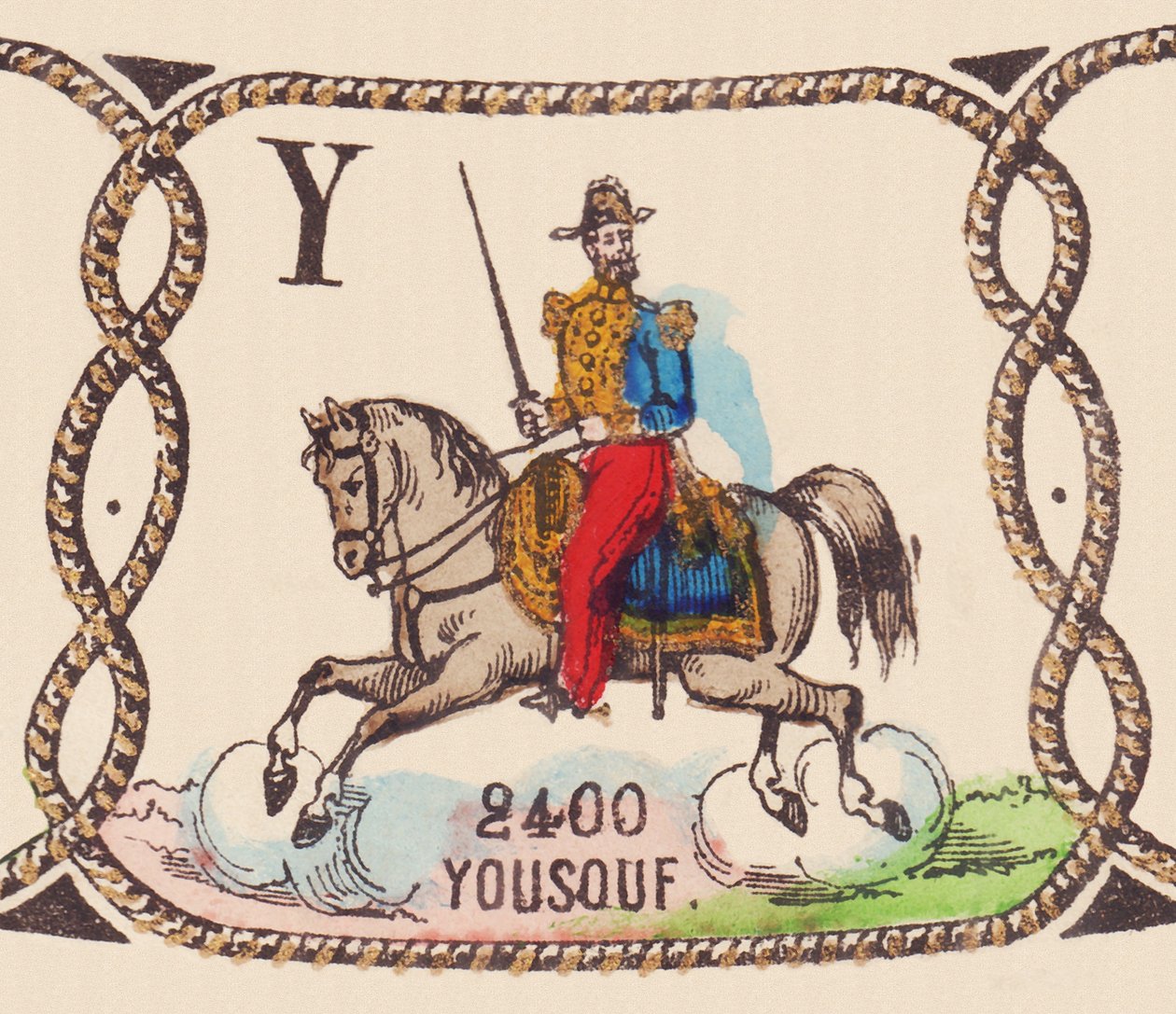 Joseph Vantini (1808-1866) Fransk general ved navn Yousouf, omkring 1860 (tryk) af French School