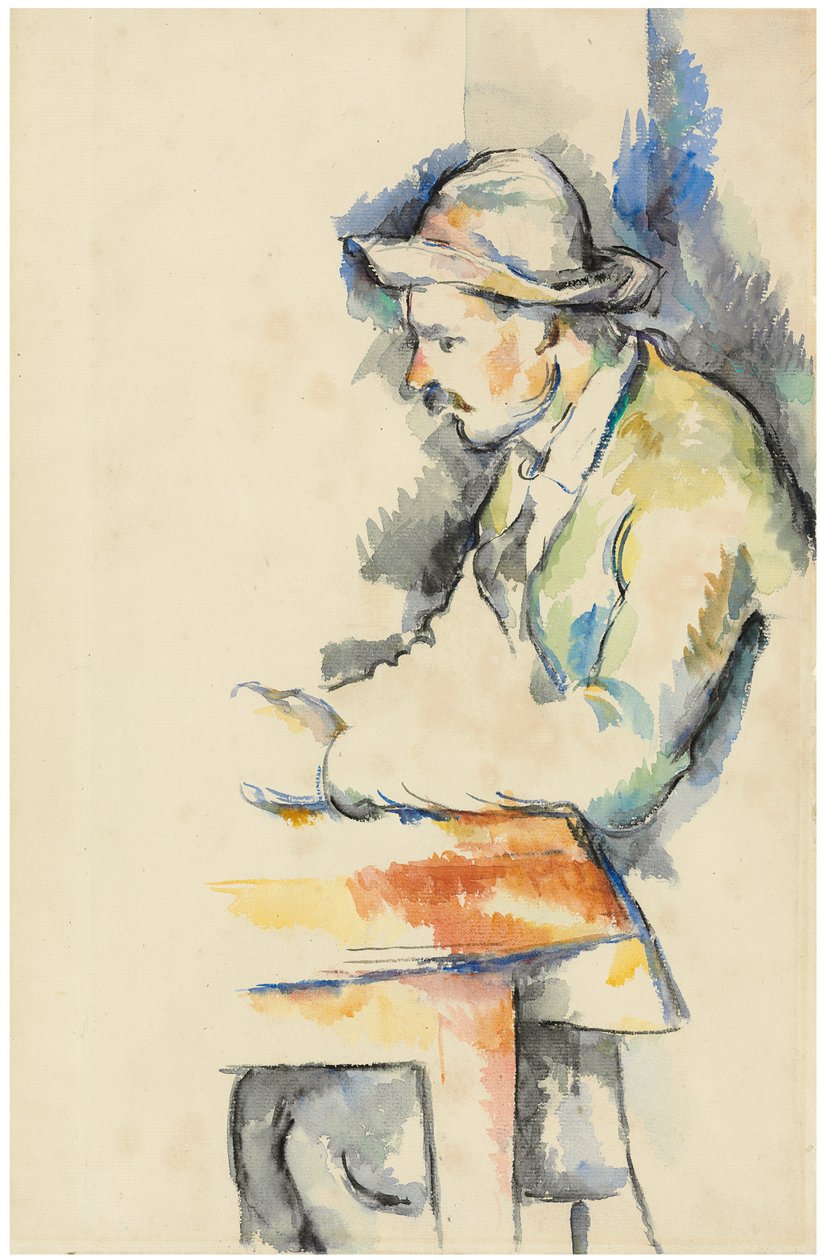 Kortspiller, ca. 1896 af French School