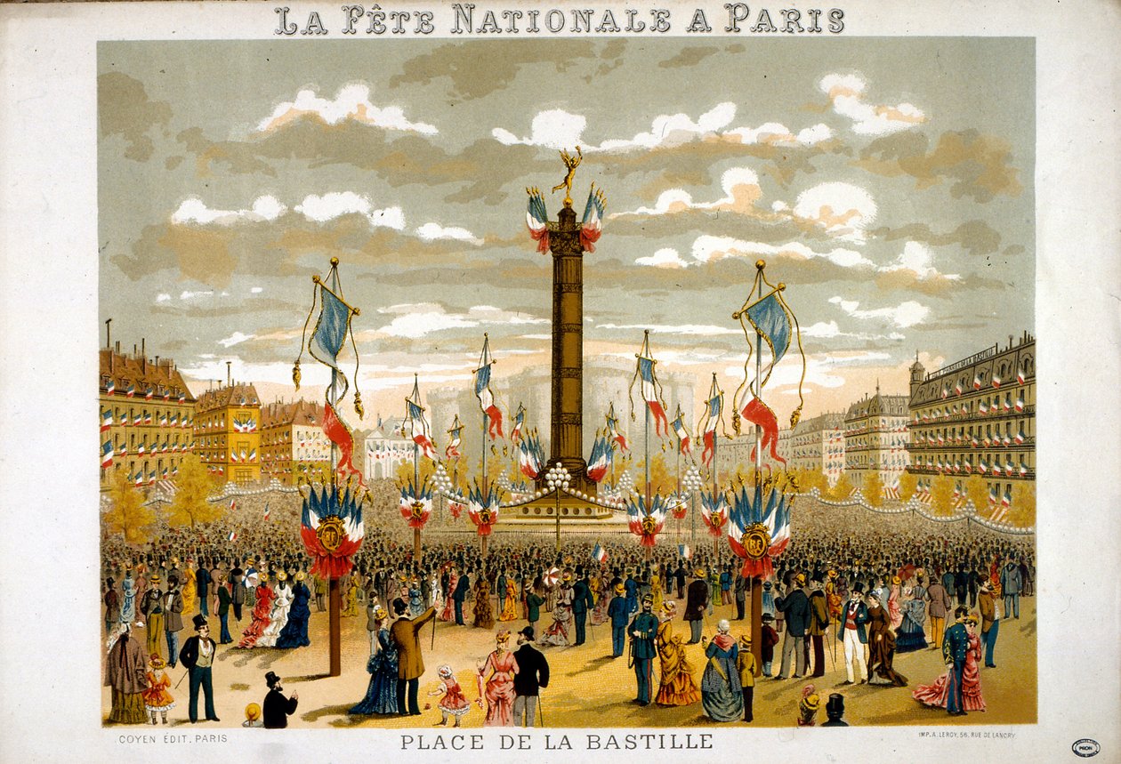 Jules Grevy (1807-1891), Frankrigs præsident, deltager i fejringen af Bastilledagen den 14. juli 1880 i Paris. af French School
