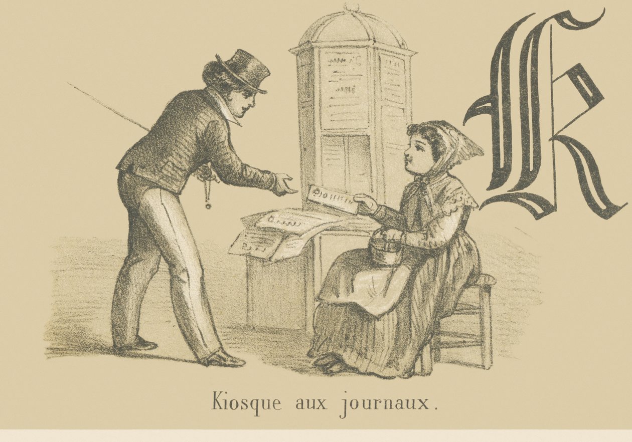 K: Aviskiosk af French School