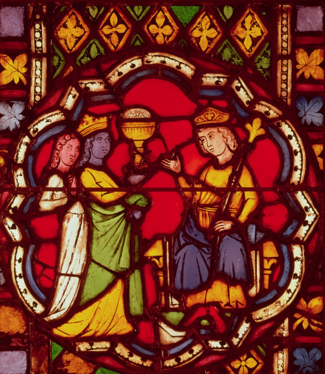 Kong Salomon og dronningen af Saba, ca. 1270 af French School