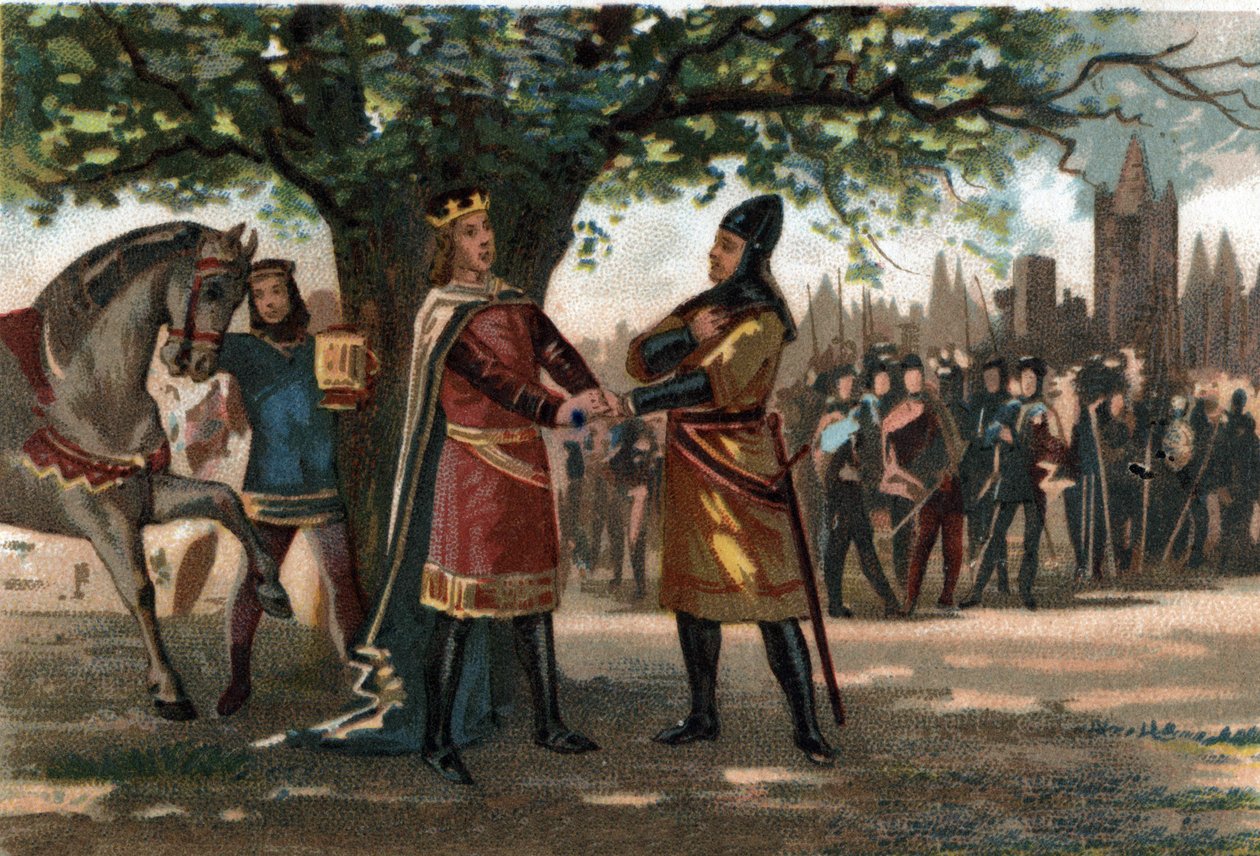 Kongen af Frankrig Philippe Augustus (1165-1223) mødte kong Richard Lion