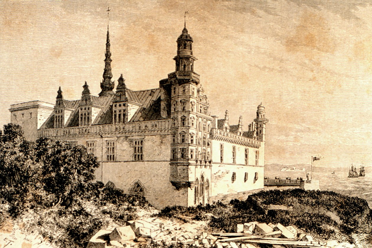 Kronborg Slot, Hillerød, Danmark, 1850
