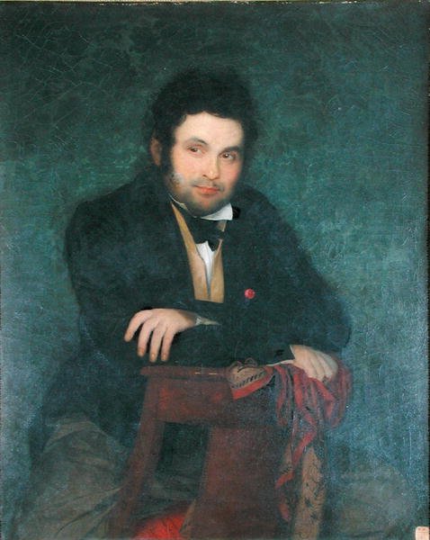 L. J. Begin (1793-1859) (olie på lærred) af French School