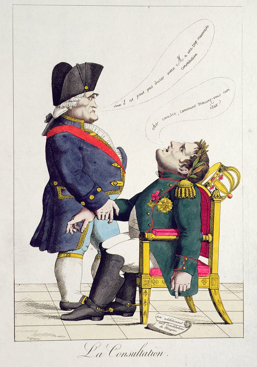 La Consultation, maj 1815 af French School