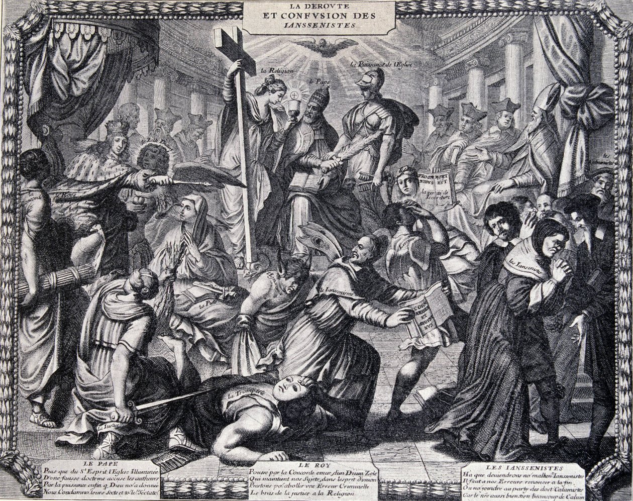 The Rout of the Jansenists - satirisk almanak udgivet af jesuitterne af French School
