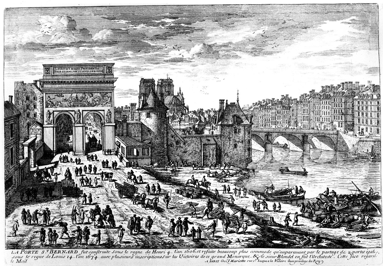 Saint Bernard Gate, Paris af French School