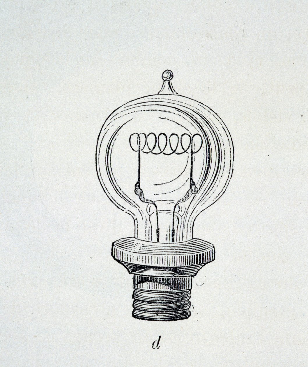 Lamp Edison - i "" The new conquests of science"" af Figutree af French School