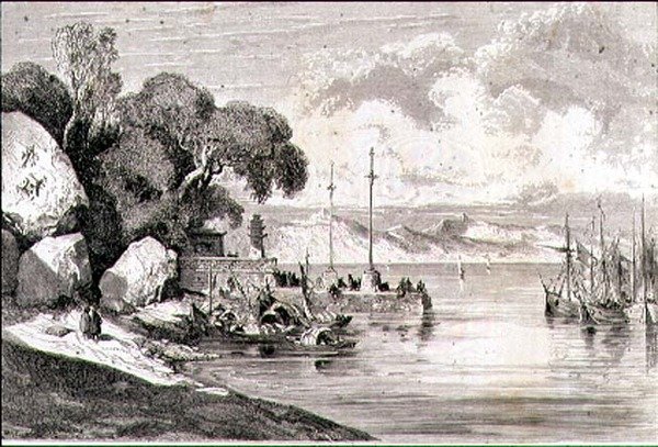 Landing Stage i Macao, Kina af French School