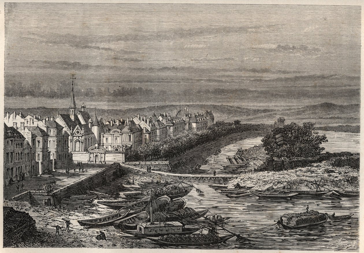 Arsenalet i Paris under Henri IV i det 17. århundrede - gravering fra "" Frankrigs historie fortalt til mine børnebørn"" - af Francois Guizot - 1872-1876 af French School