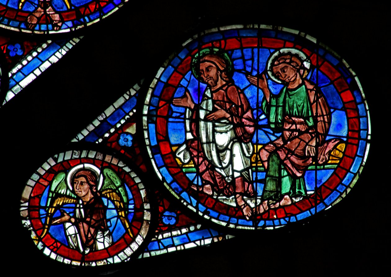 Sidste dom: To apostle og en engel (w143) af French School