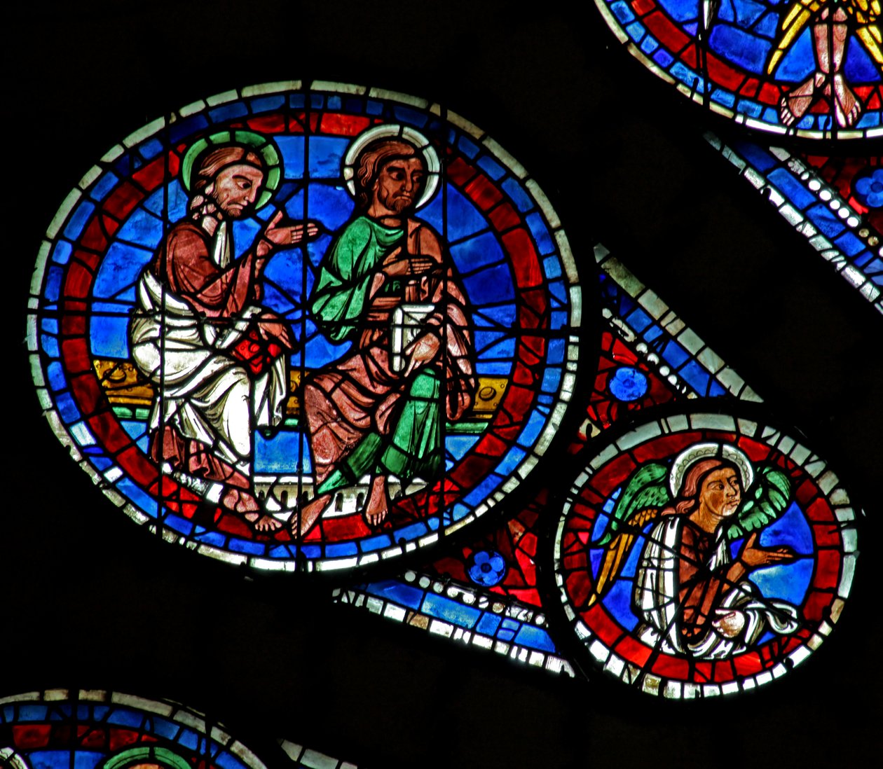 Sidste dom: To apostle og en engel (w143) af French School