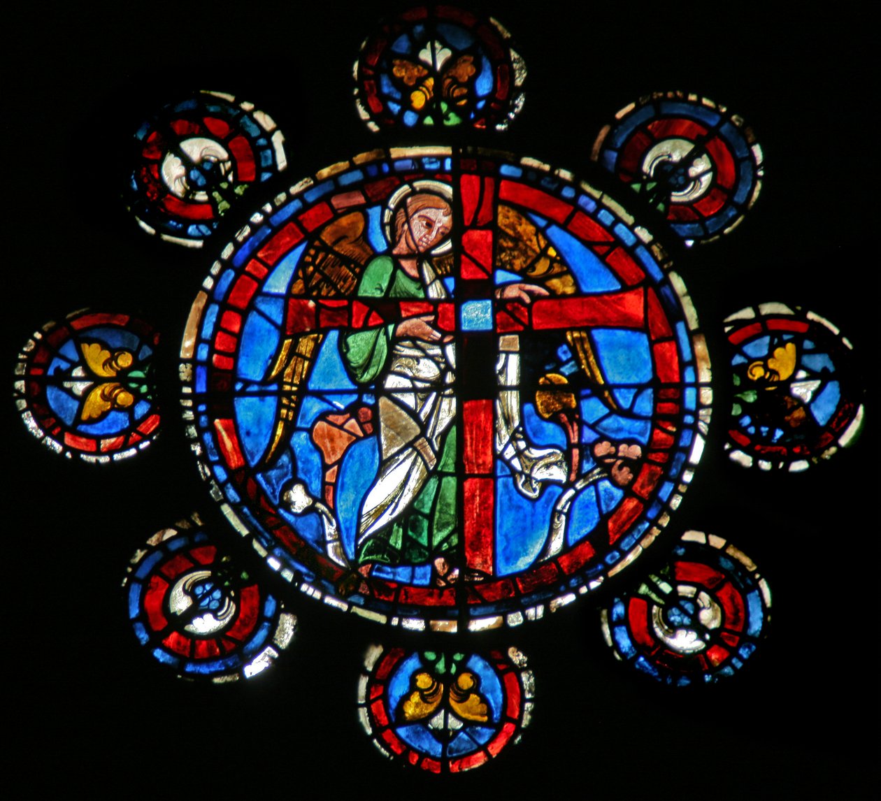 Sidste dom: en engel med korset (w143) af French School
