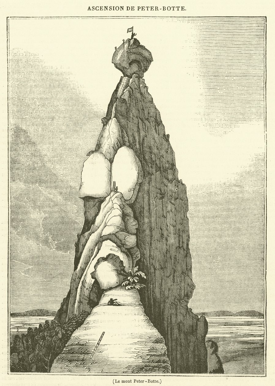Mount Peter-Botte (gravering) af French School