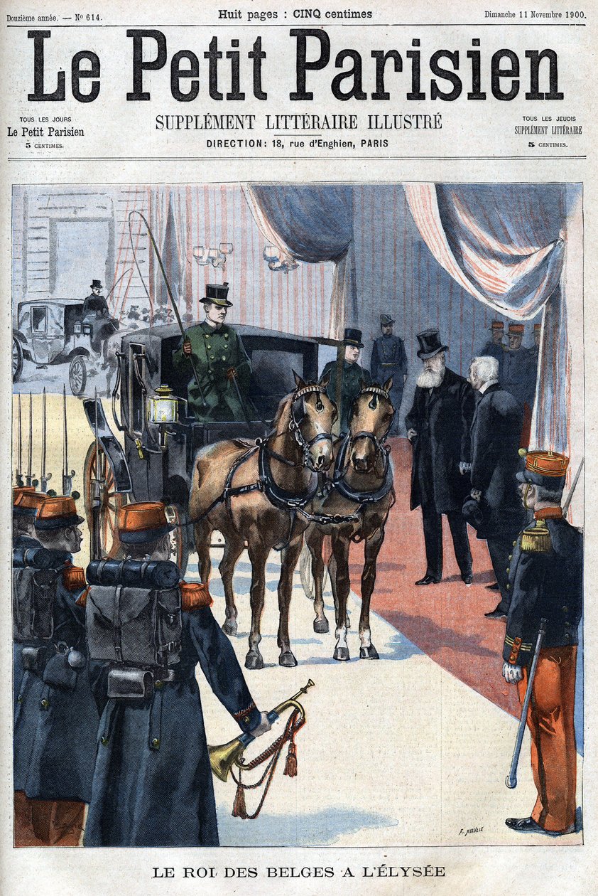 Den belgiske kong Leopold II modtog i L