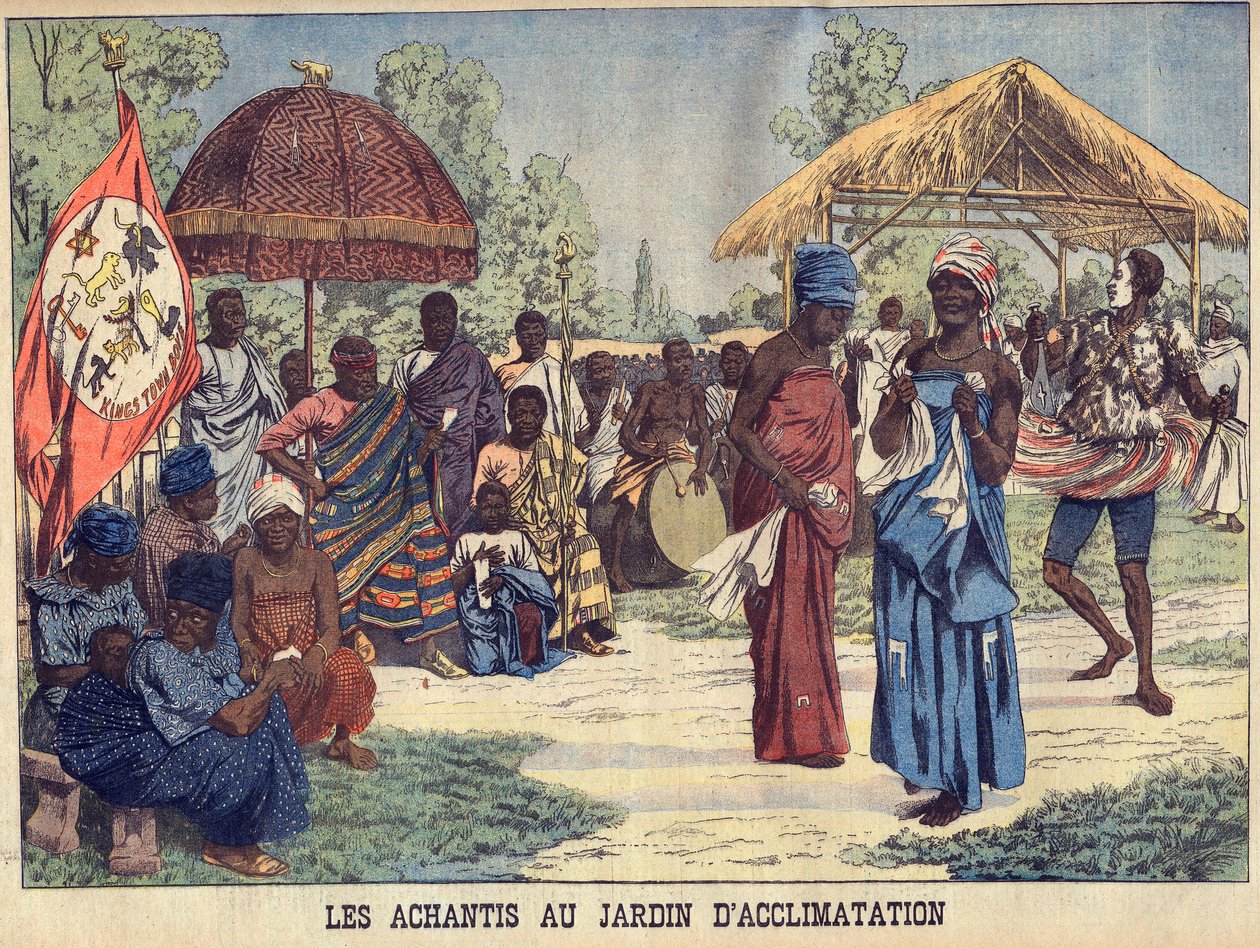 Ashantierne (Achanti eller Asante) i Ghana ved Jardin d