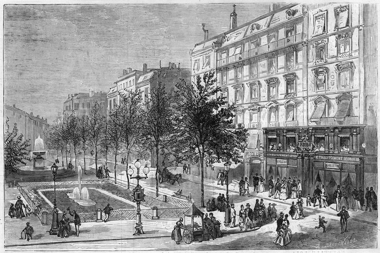 Les Bouillons: restauranten i Maison Gailleton på Place de Lyon. Rhone (69) af French School