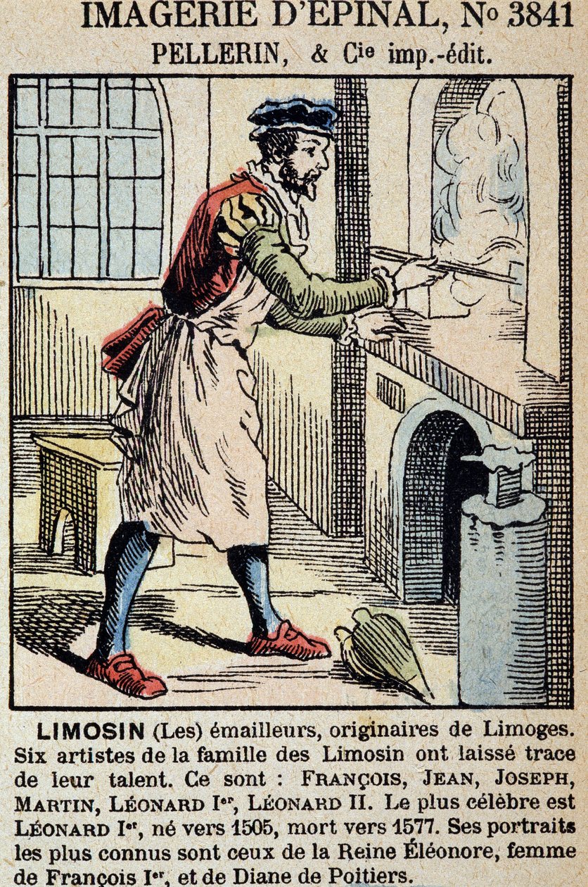 Les enamailleurs Limosin (Limoges) - billeder af Epinal, red. Pellerin af French School