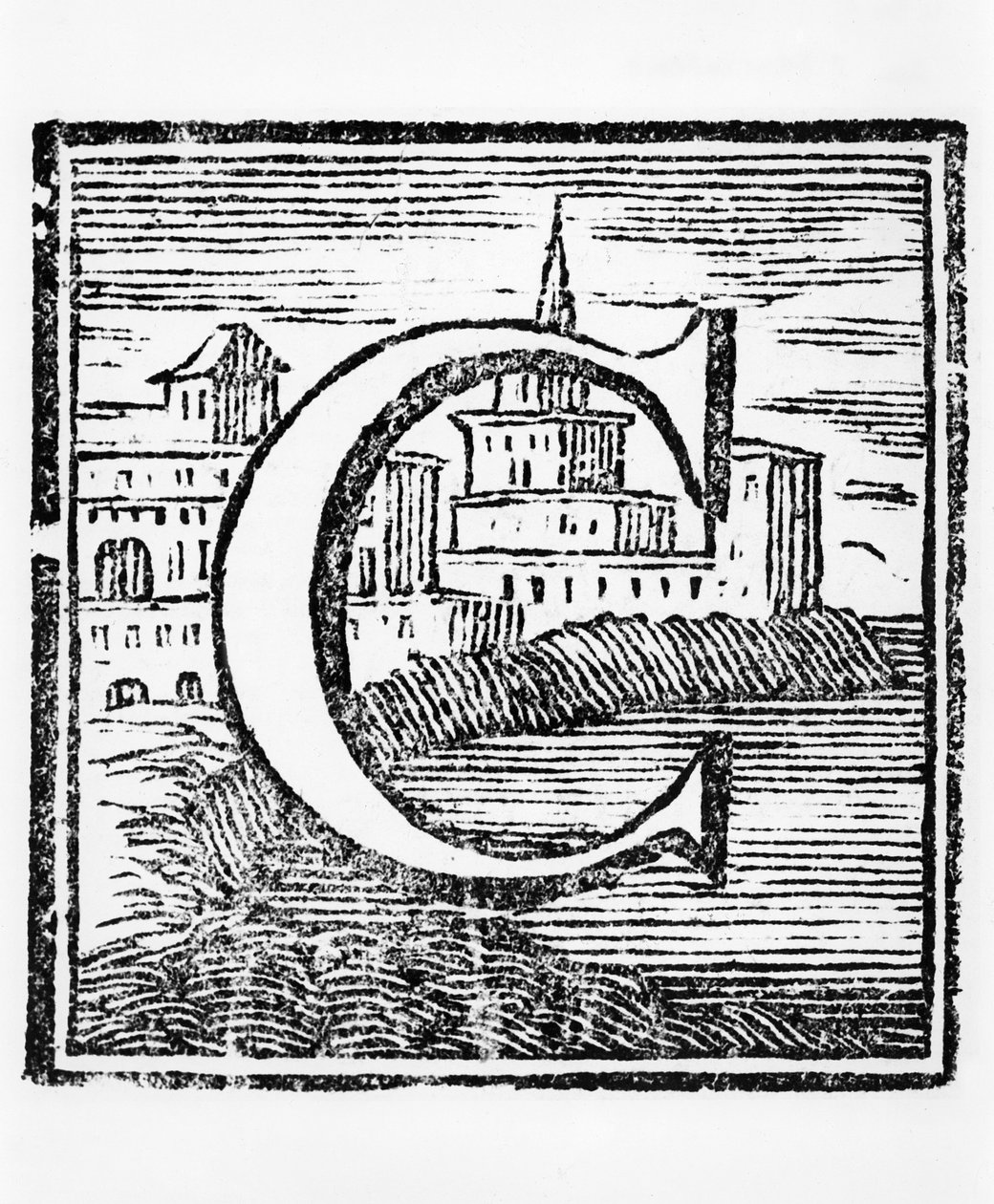 Bogstav C, i Lencyclopédie, 1. udgave, 1752 af French School