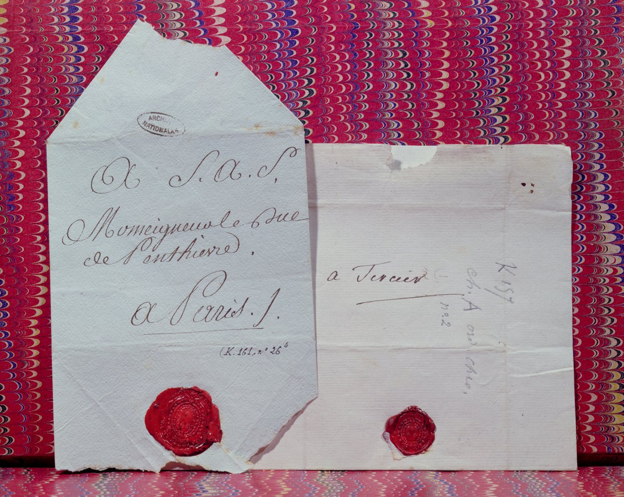 Lettres de cachet (kongelig ordre om at gå i eksil eller at sætte nogen i fængsel) af French School