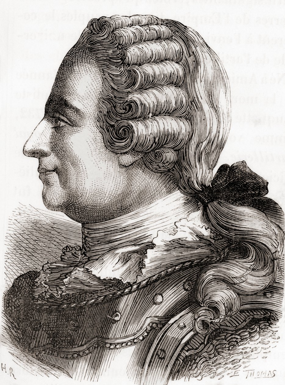 Generalløjtnant Jean-Baptiste Vaquette de Gribeauval, fra Les Merveilles de la Science, udgivet ca. 1870 (kobberstik) af French School
