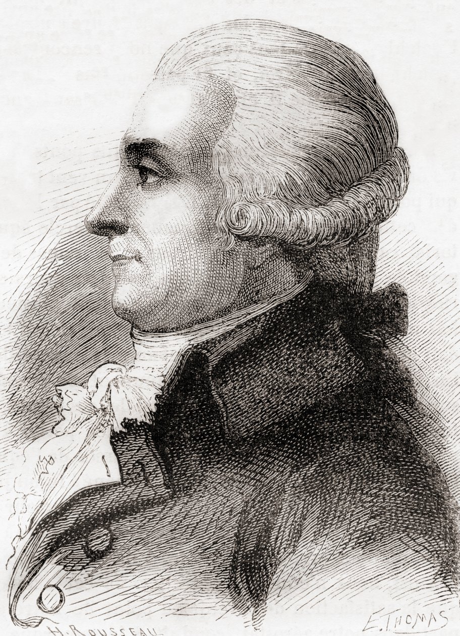 Louis-Bernard Guyton, Baron de Morveau, fra Les Merveilles de la Science, udgivet ca. 1870 (stik) af French School