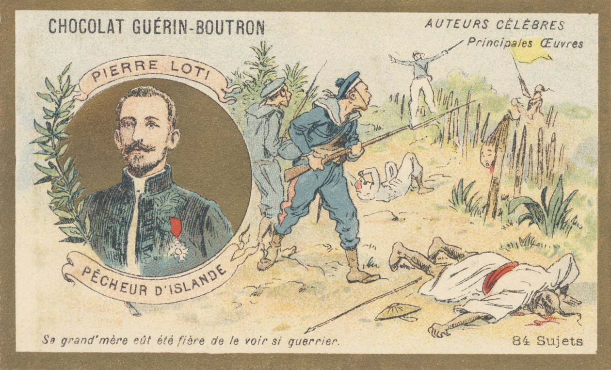 Louis-Marie-Julien Viaud aka Pierre Loti (1850-1923), fransk forfatter og søofficer, forfatter til "Pecheur d